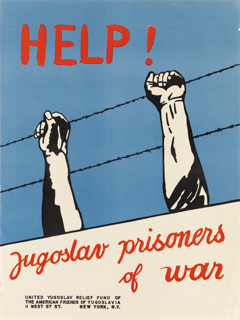 Appraisal: VARIOUS ARTISTS WORLD WAR II JUGOSLAVIA Group of posters Circa