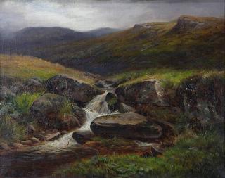 Appraisal: Painting Louis Bosworth Hurt Louis Bosworth Hurt British - Padley