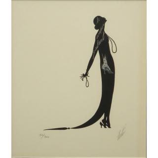 Appraisal: Erte Romain de Tirtoff Russian French - Lithograph Le Souper