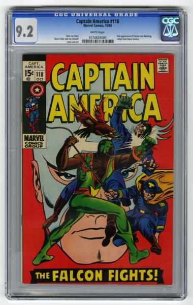 Appraisal: Captain America CGC Marvel Comics Click for full description