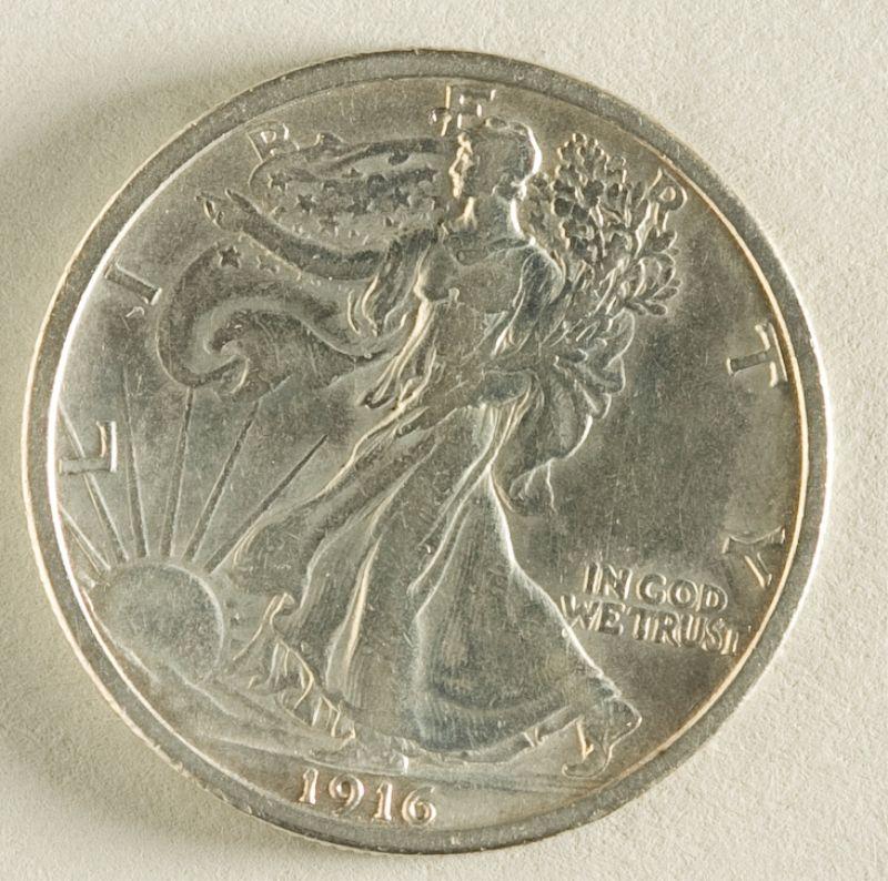 Appraisal: Walking Liberty Half Dollar good VF cleaned