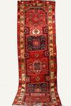 Appraisal: RUNNER - ' x ' - Oriental Heriz runner with