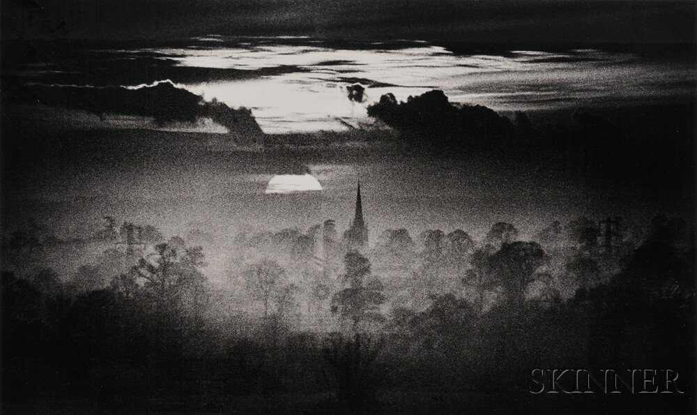 Appraisal: Michael Kenna British b Sunset Middleton Cheney Northamptonshire England printed