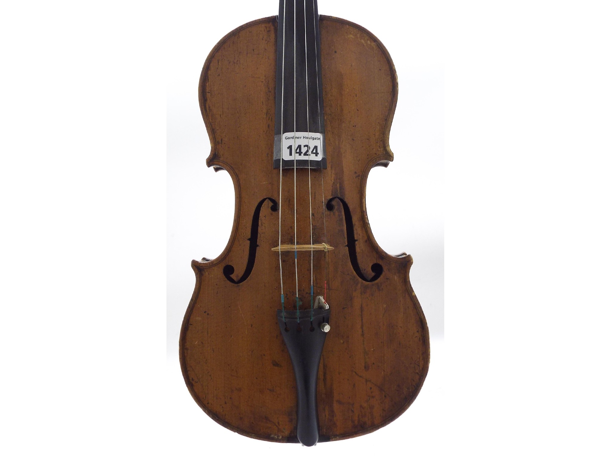 Appraisal: Early German violin of the Hopf School unlabelled the one