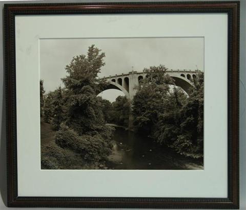 Appraisal: GEORGE HEMPHILL TAFT BRIDGE ROCK CREEK PARK Sepia tone photograph