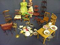 Appraisal: DOLL HOUSE FURNITURE This is a lot of nice doll