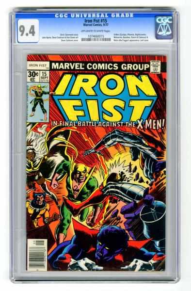 Appraisal: Iron Fist CGC Marvel Comics Click for full description