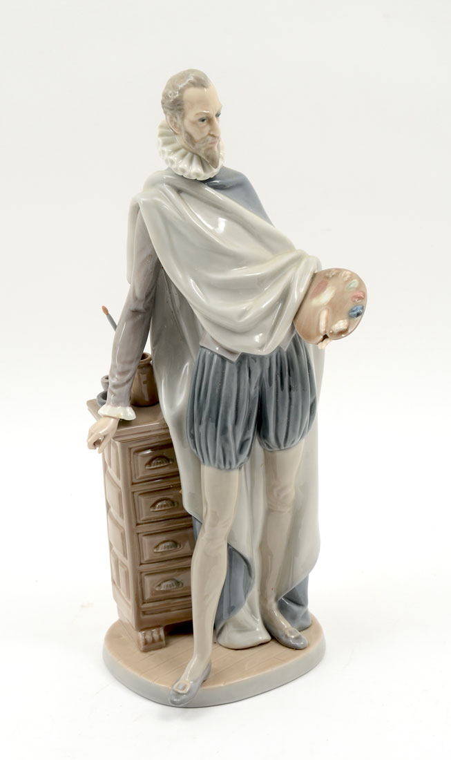 Appraisal: LLADRO EL GRECO ARTIST PORCELAIN FIGURINE Spanish name ''El Greco''