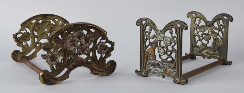 Appraisal: Cast Iron Assorted Slide Bookends Judd Co Condition Excellent Size