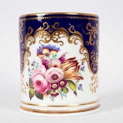 Appraisal: A Grainger's Worcester porcelain mug circa painted with a bouquet