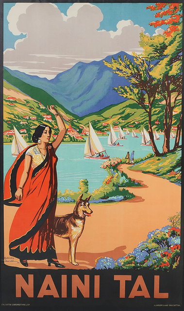 Appraisal: Gobinda Mandal Indian th Century Naini TalIndian travel posterlithograph cm