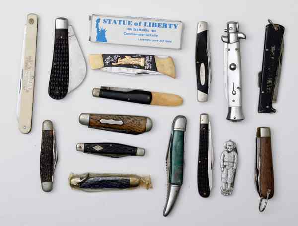 Appraisal: U S Assorted Pocket Knives Lot of Fifteen Assorted makers