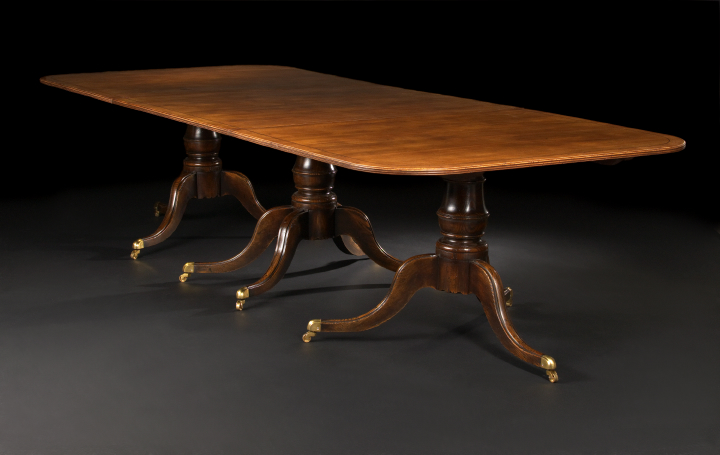 Appraisal: William IV-Style Mahogany Dining Table partially composed of antique elements