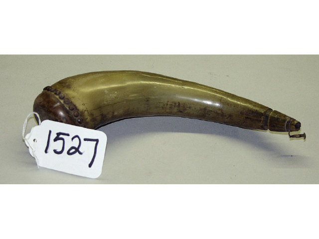 Appraisal: Late th early th century powder horn for a Kentucky