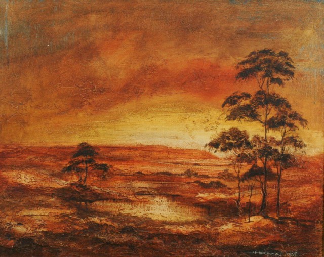 Appraisal: J Hatton landscape