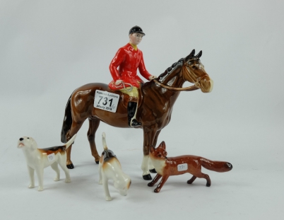 Appraisal: Beswick Huntsmen Foxhound and Fox