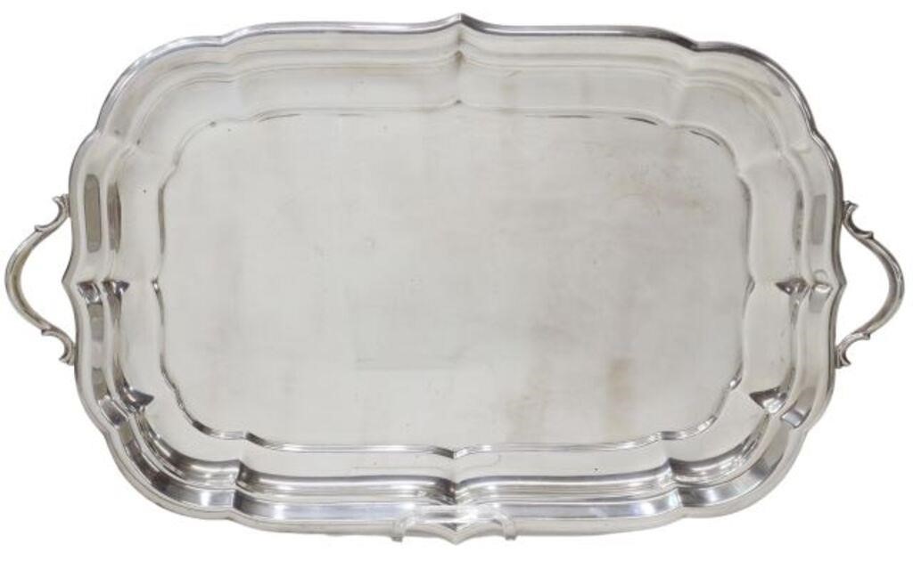 Appraisal: American sterling silver handled tray Reed Barton in the Windsor