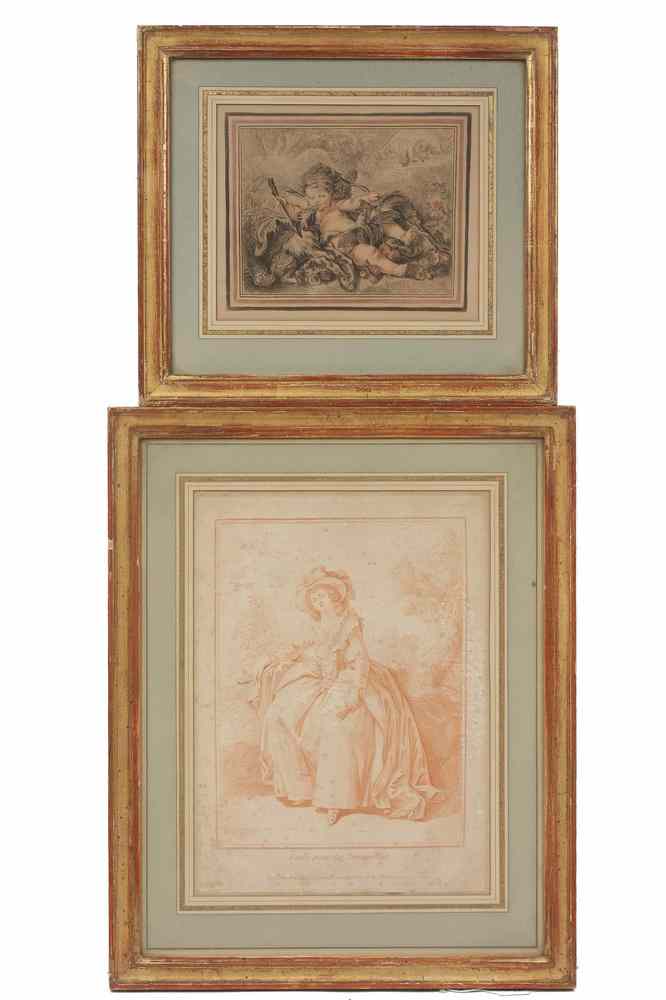 Appraisal: LITHOS - th c French 'Amour Columbe' '' x ''