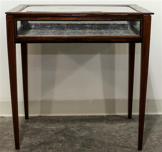 Appraisal: Sale Lot A George III Mahogany Vitrine Table late th