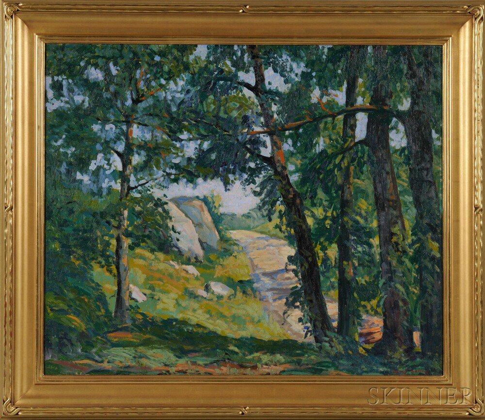 Appraisal: Henry Frederick Saling American - July Morning Signed Henry Saling