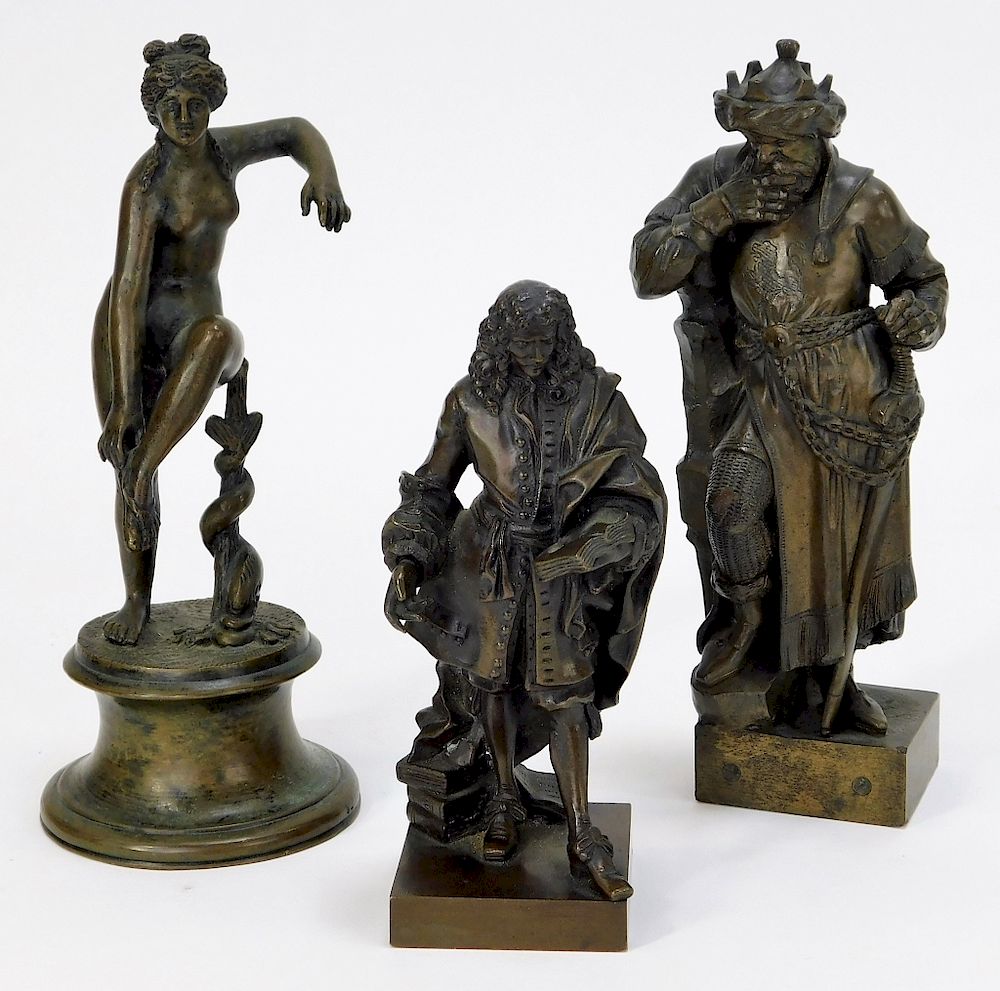 Appraisal: PC European Grand Tour Bronze Sculpture Group Europe th Century