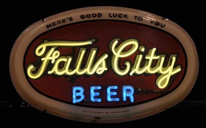 Appraisal: Falls City Beer Neon Sign Description s Falls City Brewing