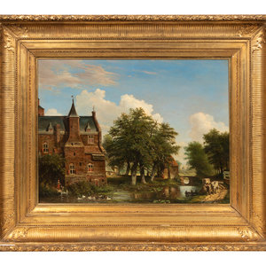 Appraisal: Dutch School Late th Early th Century Gezicht op het