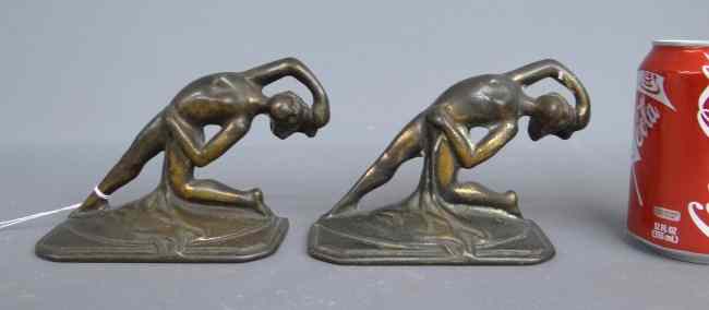 Appraisal: Pair Art Deco bookends