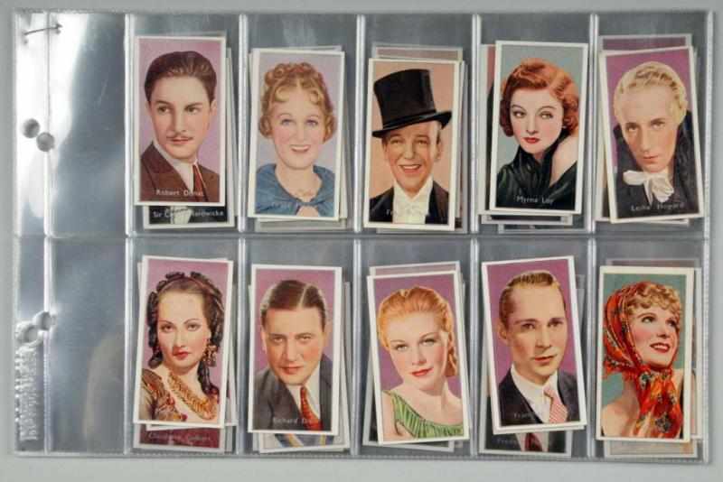 Appraisal: Lot of Movie Star Tobacco Card Sets Description This lot