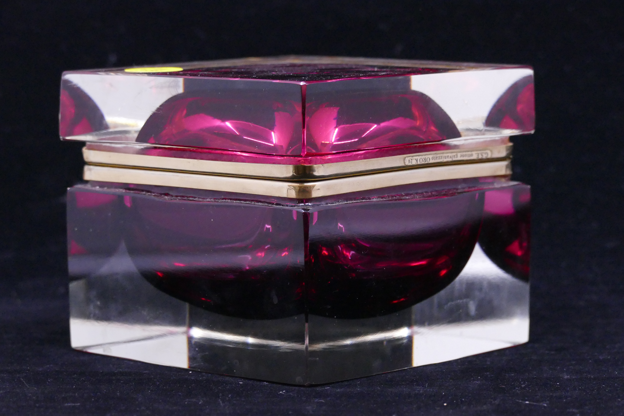 Appraisal: Murano Glass Mandruzzato Box- x ''