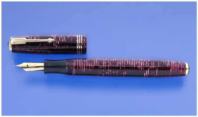 Appraisal: Parker Vacumatic Oversize in burgundy Canada c