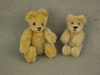 Appraisal: BEARS - Two miniature mohair stuffed bears both with jointed