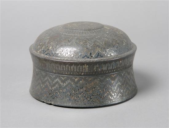 Appraisal: An Eastern Mixed Metals Box and Cover Height inches