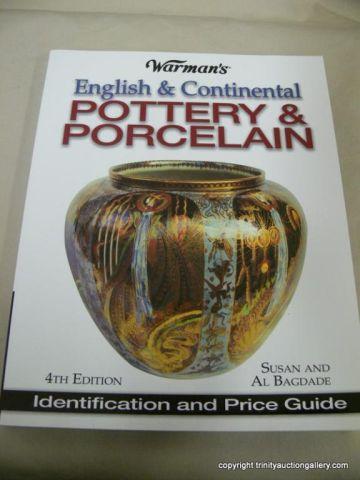 Appraisal: Warman's Pottery Porcelain Reference Book on English Continental Pottery Porcelain