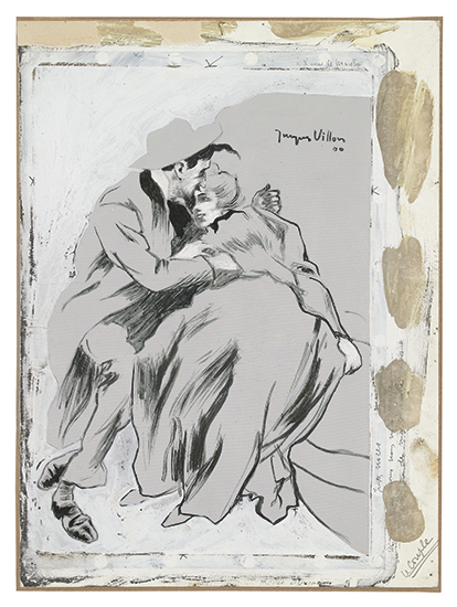 Appraisal: JACQUES VILLON Justes Noces Brush and ink and wash with