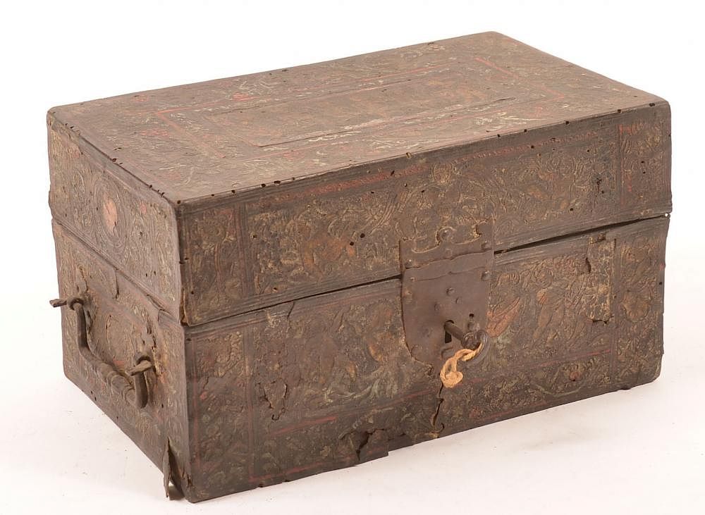 Appraisal: French th Century High Renaissance Lock Box French th Century