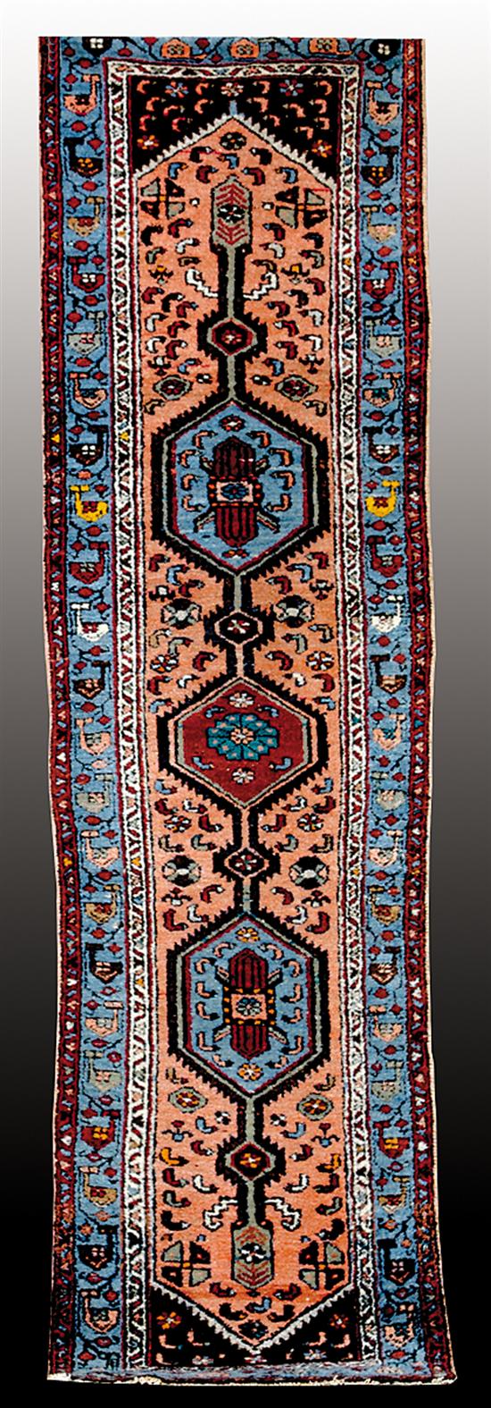 Appraisal: Persian Hamadan runner early th century ' x '