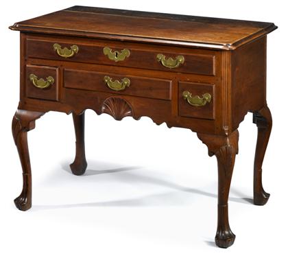 Appraisal: Queen Anne walnut dressing table philadelphia pa circa