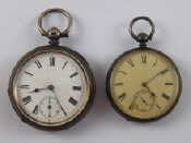 Appraisal: A mixed lot comprising two Victorian silver pocket watches both