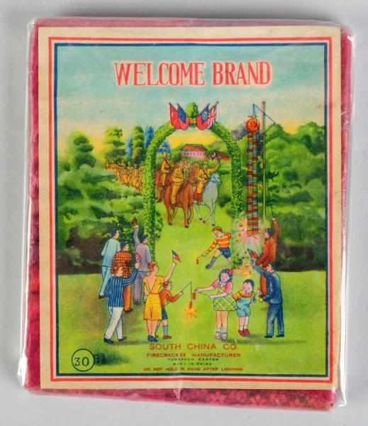 Appraisal: Welcome Brand -Pack Firecrackers Class Manufactured by South China Company