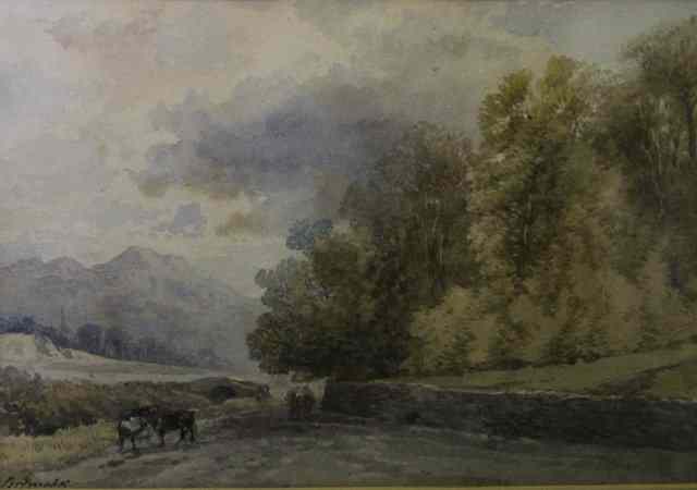 Appraisal: th Century English SchoolA pair of landscapes depicting Sutton Surrey