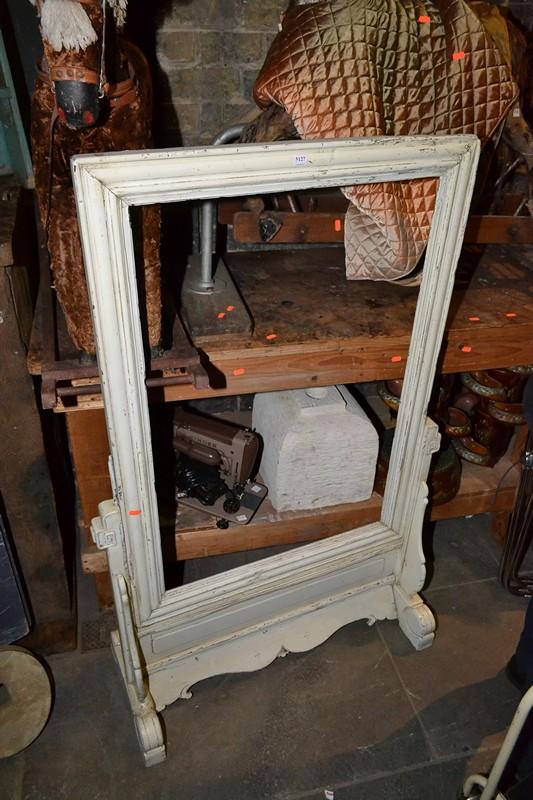 Appraisal: A WHITE PAINTED ORIENTAL FRAME