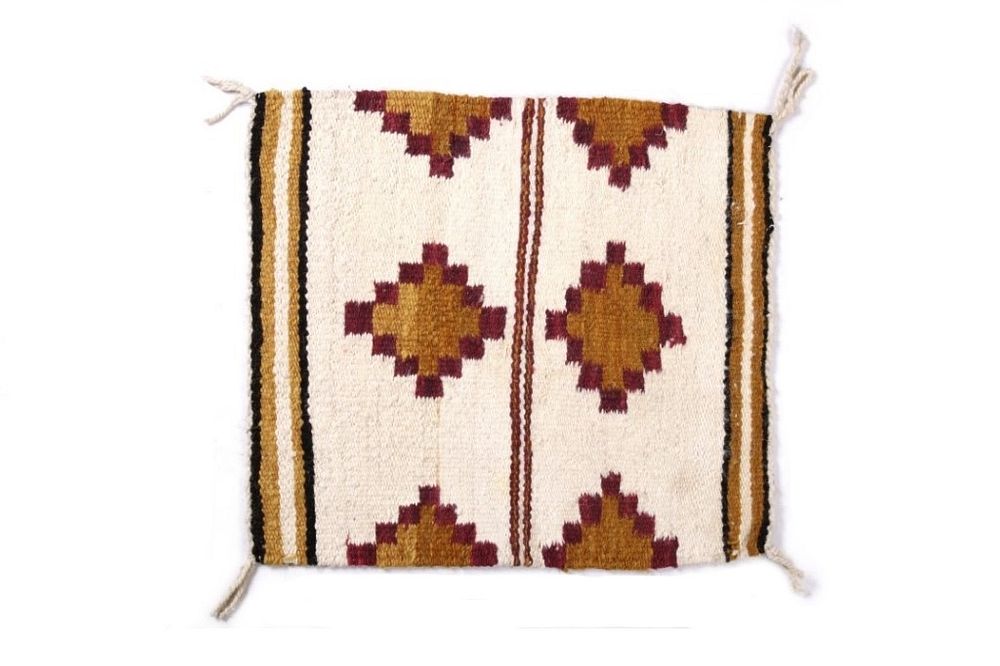 Appraisal: Navajo Ganado Red Cross Salesman Sampler Rug Featured in this