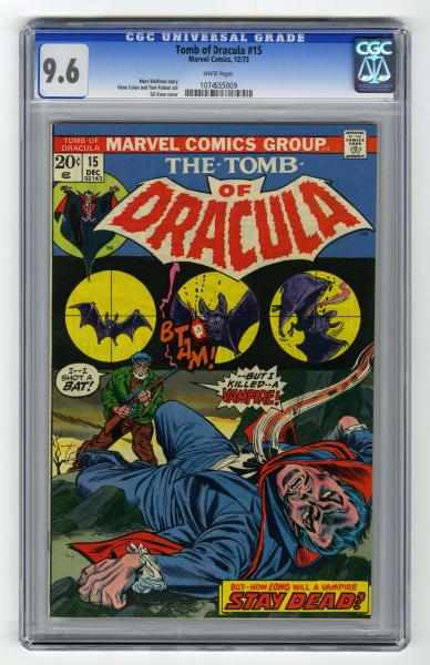 Appraisal: Tomb of Dracula CGC Marvel Comics Click for full description