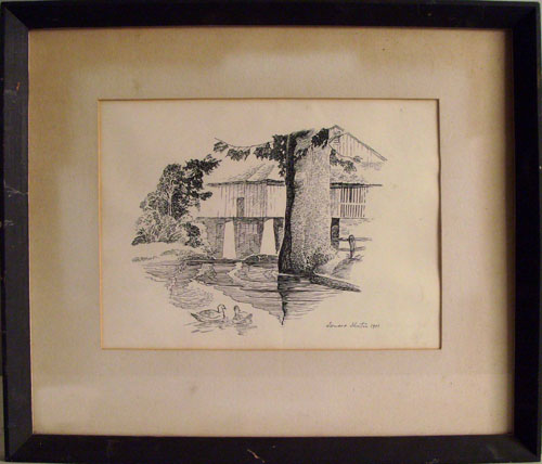 Appraisal: Edward Shenton American - two ink illustrations x and x