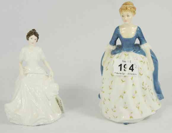 Appraisal: Royal Doulton Figure Alison HN and Royal Doulton Figure Harmony