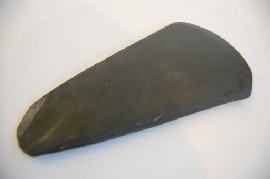 Appraisal: STONE CARVED AXE HEAD