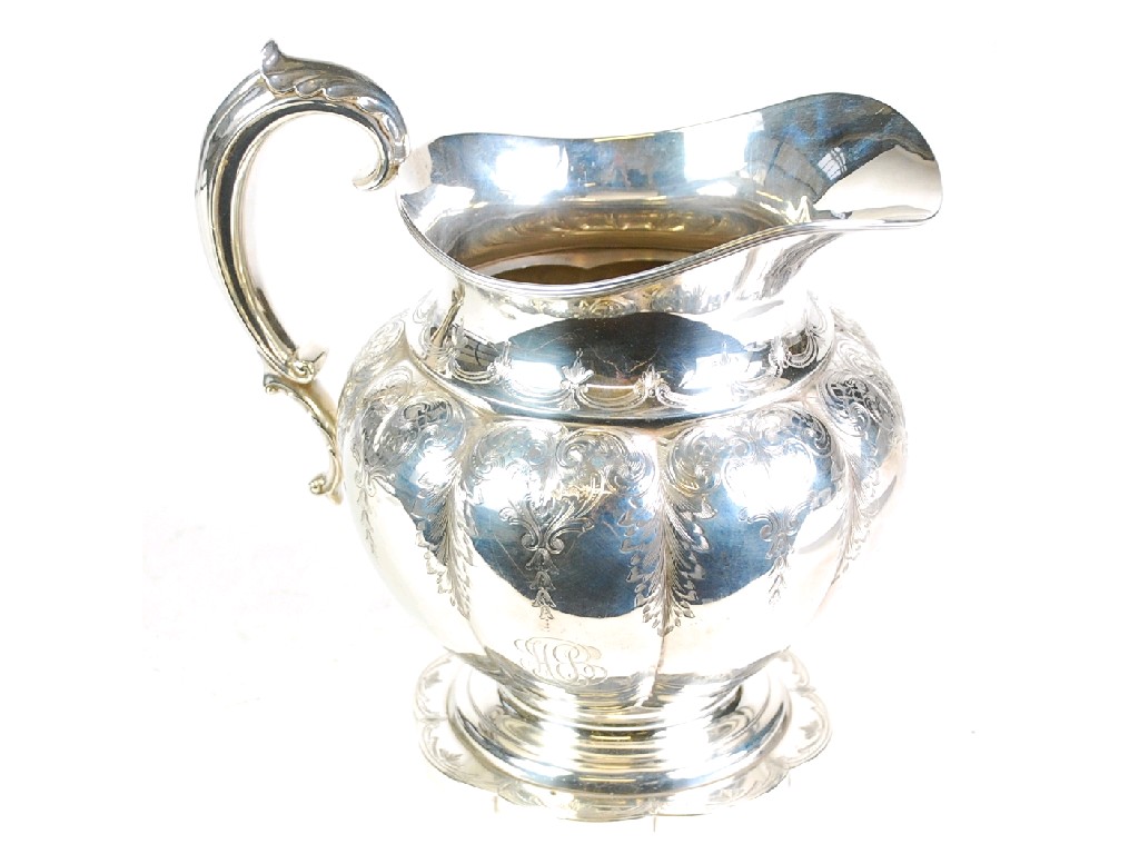 Appraisal: EARLY 's AMERICAN STERLING SILVER PINT CAPACITY BEER JUG the