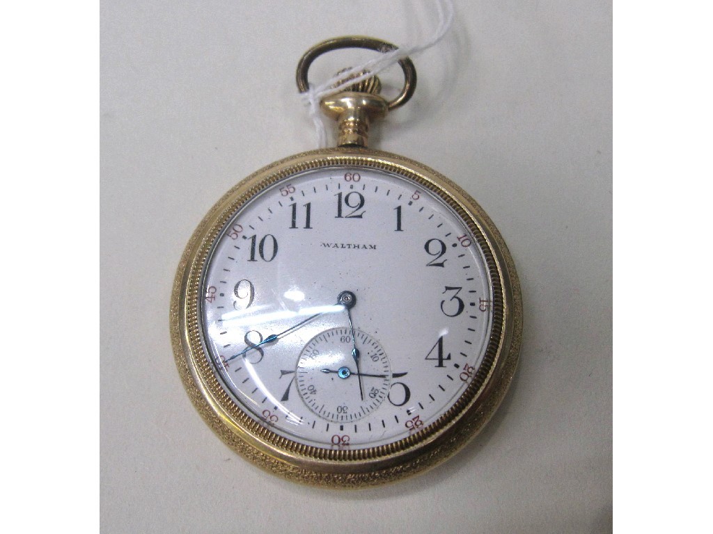 Appraisal: Rolled gold Waltham pocket watch