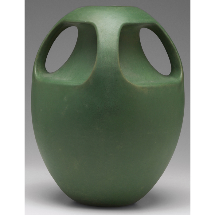 Appraisal: Teco vase designed by Fritz Albert